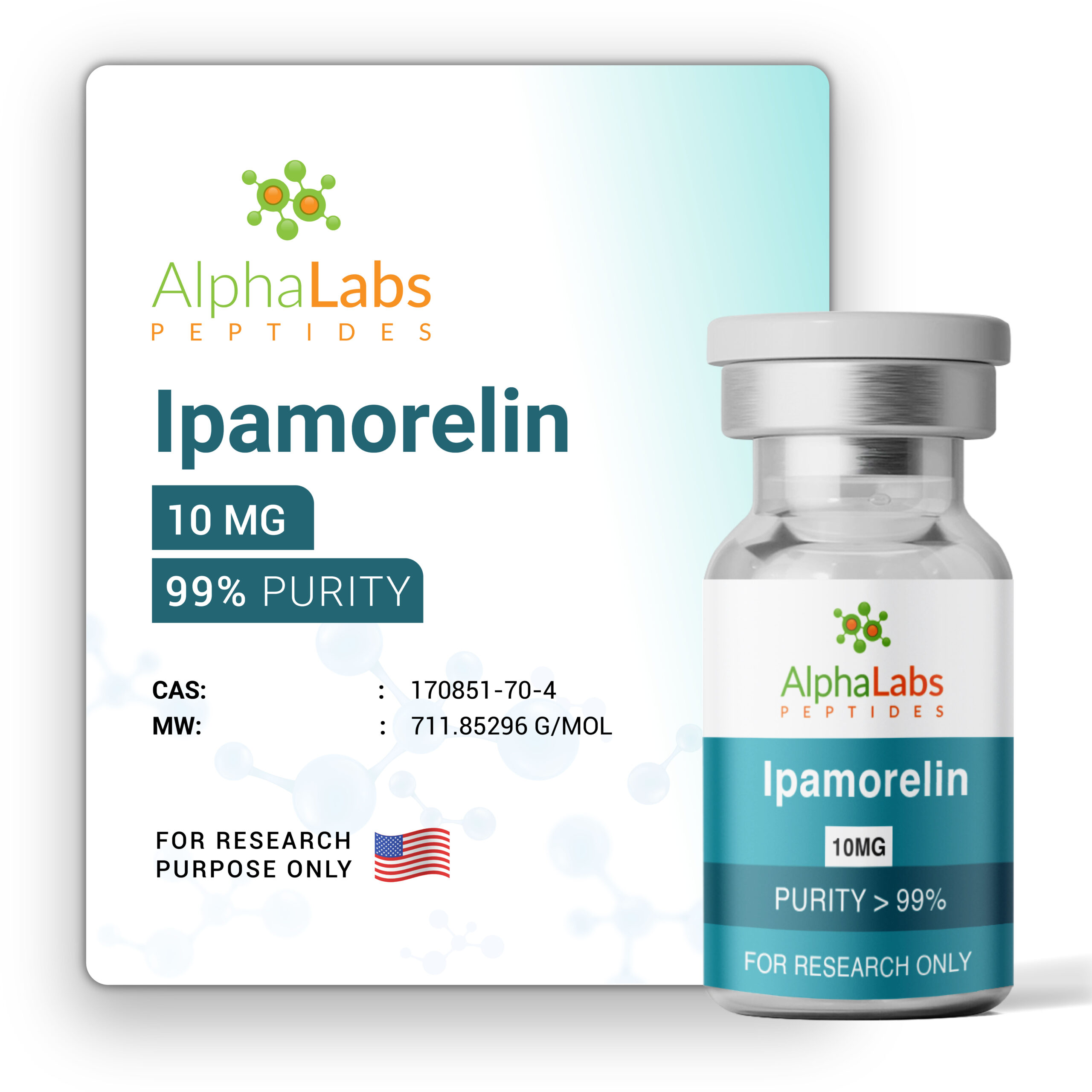 Ipamorelin (10mg) (10 Vials) - Image 2