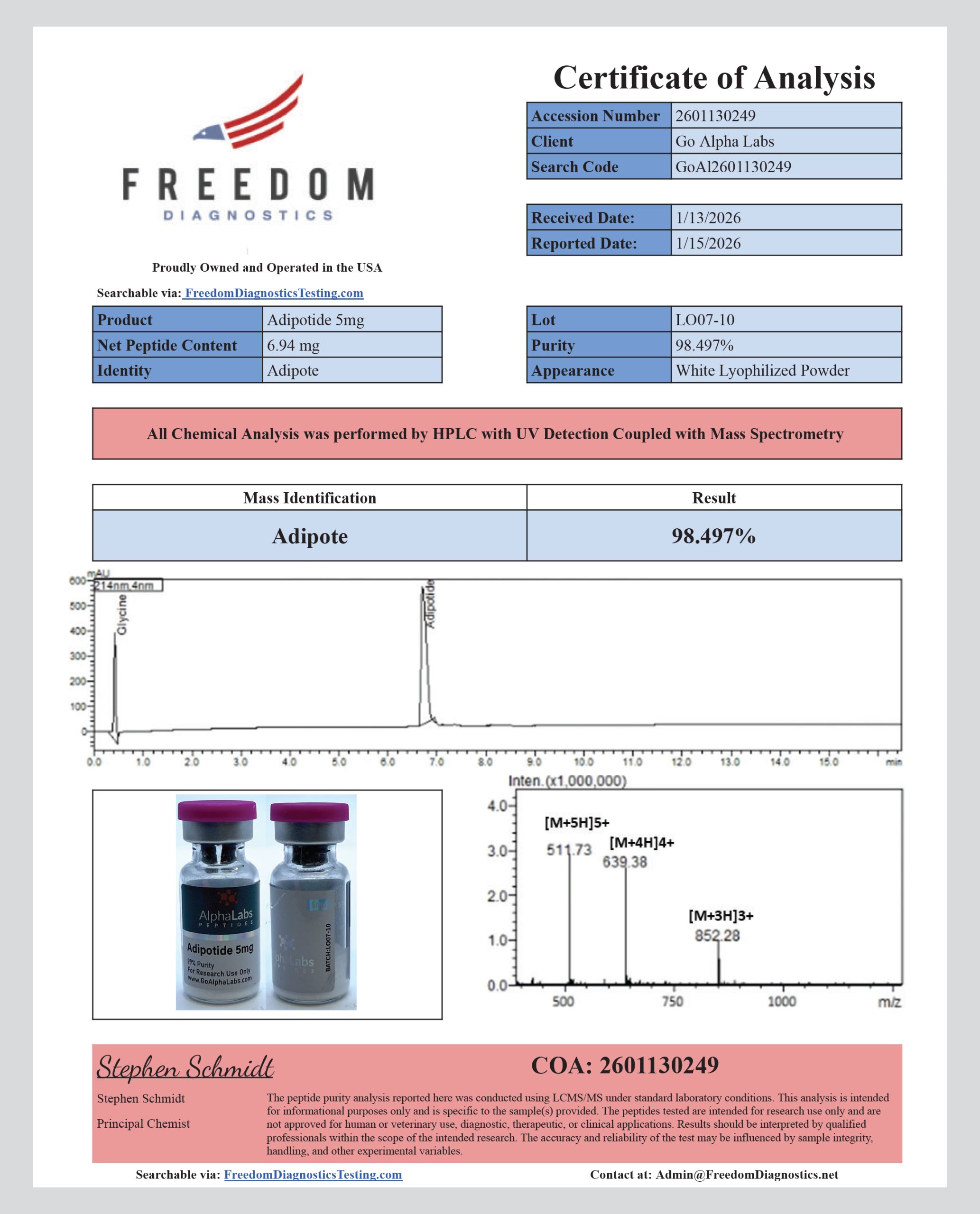 Adipotide (5mg) (10 Vials) - Image 4