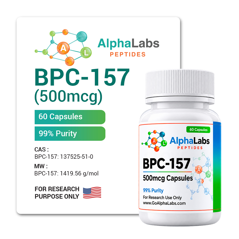BPC-157 (500mcg) Capsules - Image 2