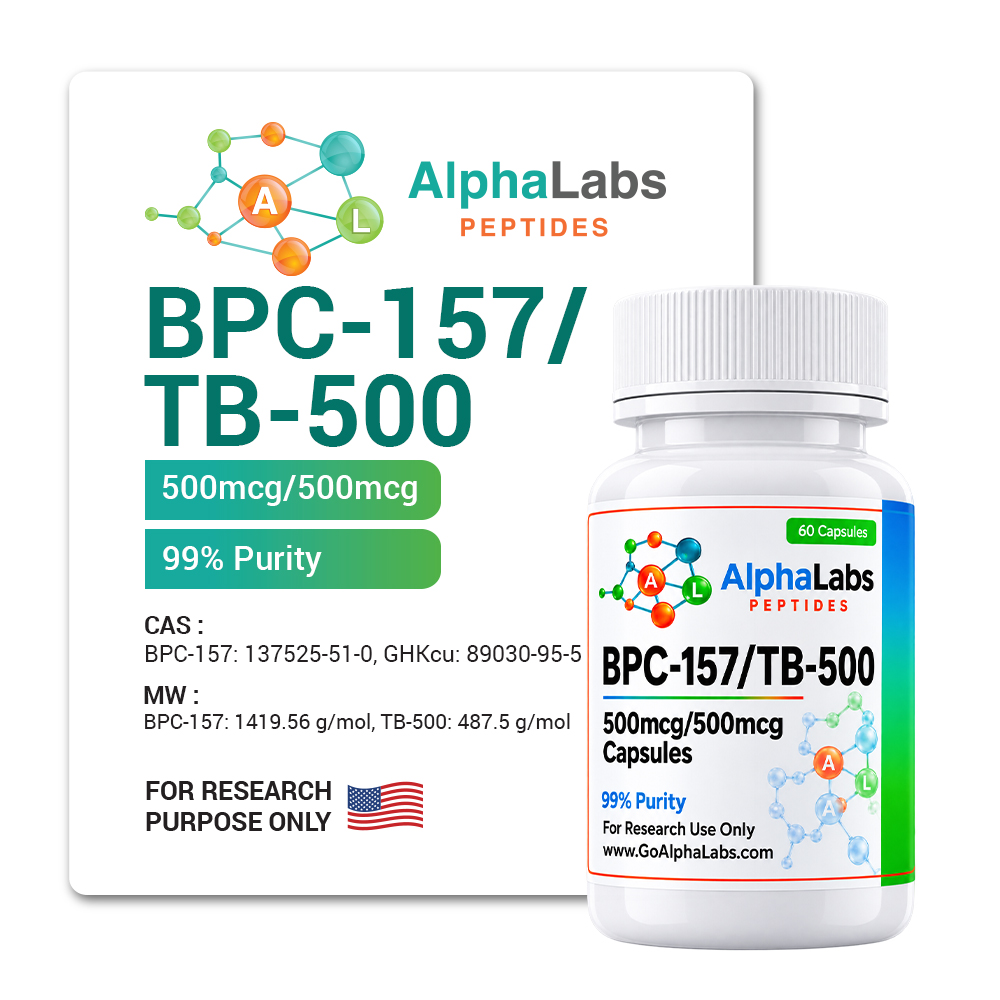 BPC-157 (500mcg) / TB-500 (500mcg) Capsules - Image 2