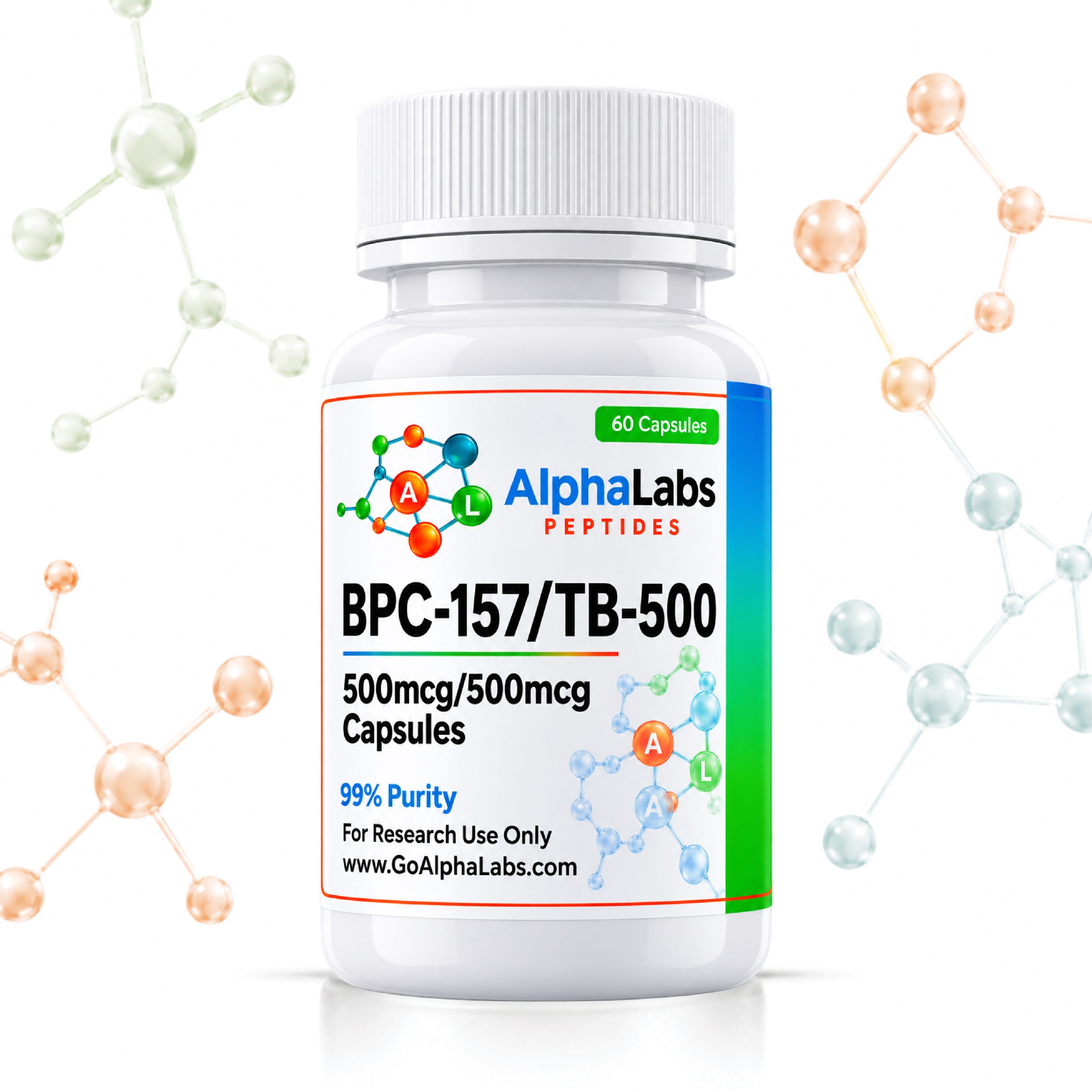 BPC-157 (500mcg) / TB-500 (500mcg) Capsules