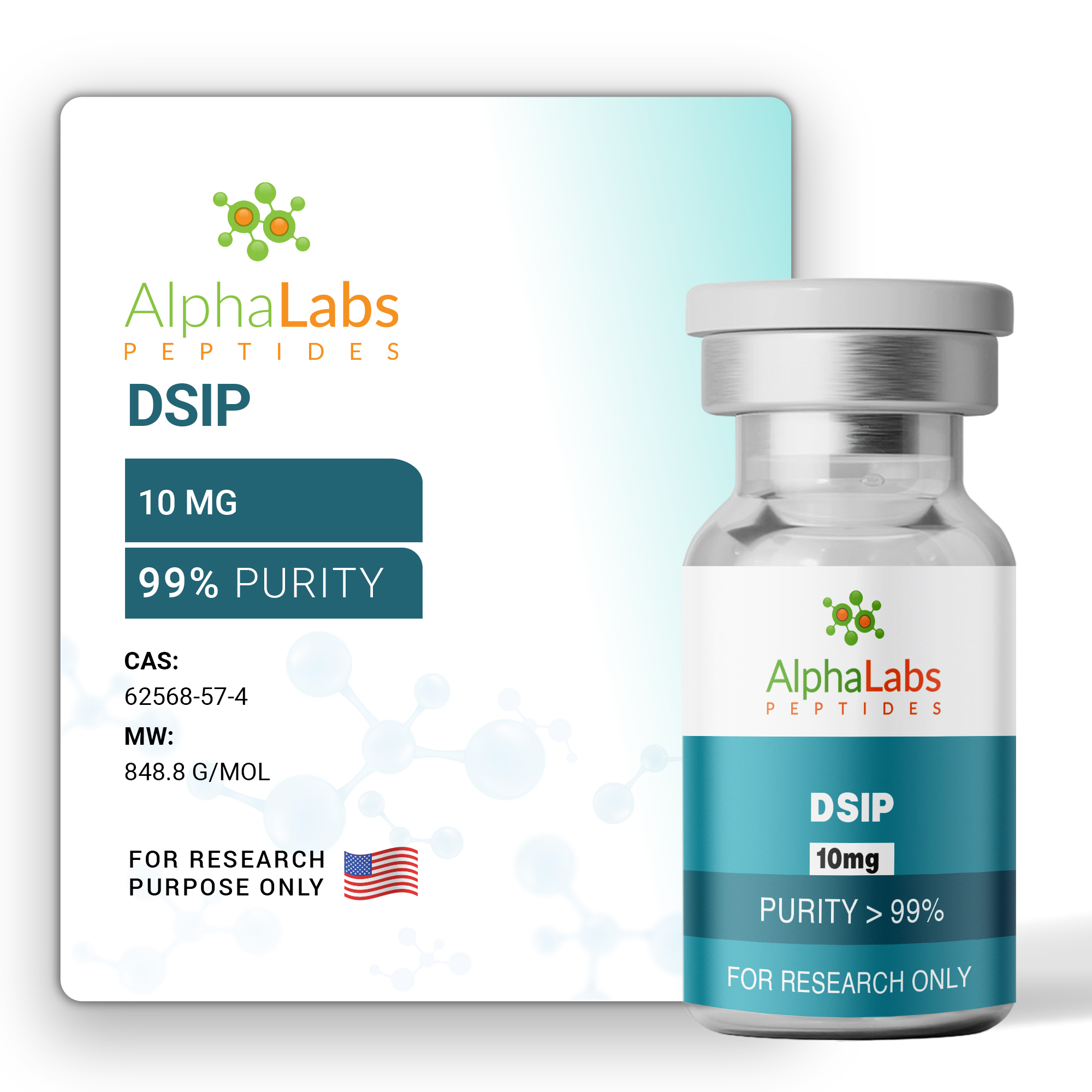 DSIP (10mg) (10 Vials) - Image 2