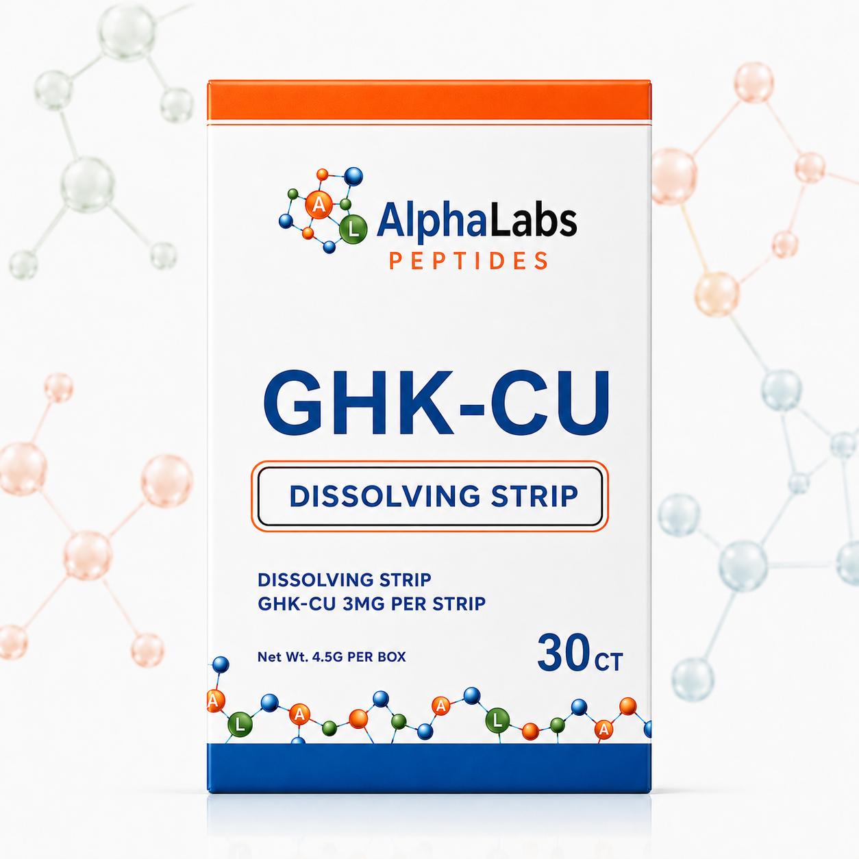 ghk-cu strips Dissolving – Go Alpha Labs Stacks Amount:3ml BAC Water